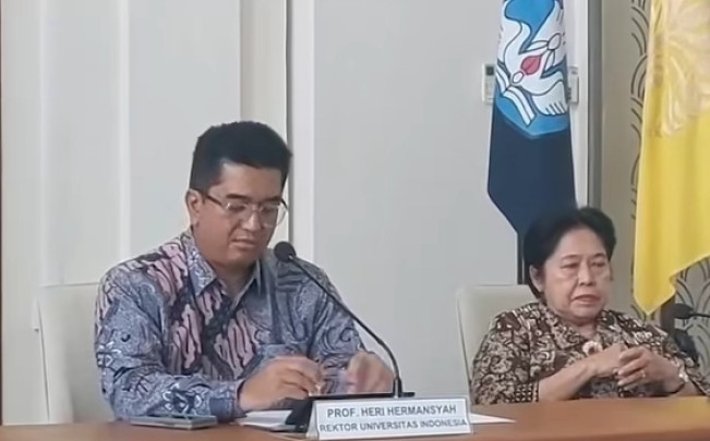 Rektor UI, Heri Hermansyah. [Instagram]